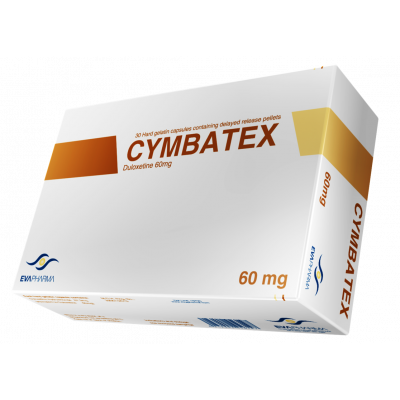 CYMBATEX 60 MG ( DULOXETINE ) 30 CAPSULES